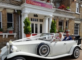 1930s style Beauford for wedding hire in Buxted